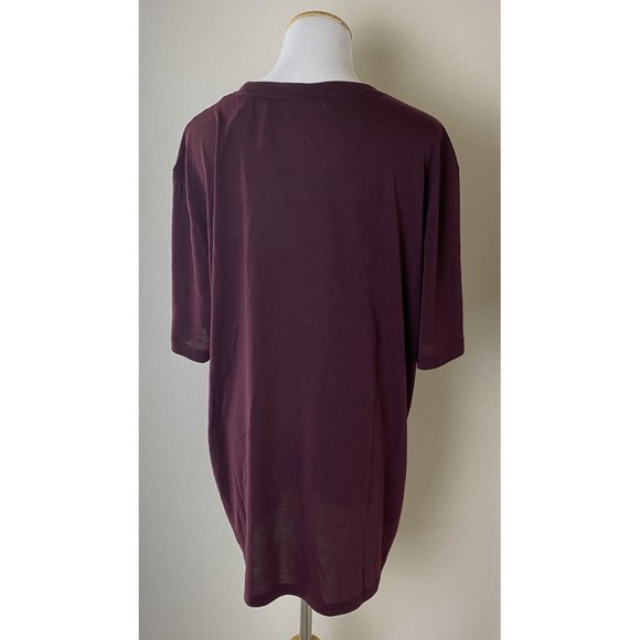Awearness Kenneth Cole AWEAR-TECH Burgundy Crew Neck T-Shirt Size XXL NWT - Picture 4 of 4